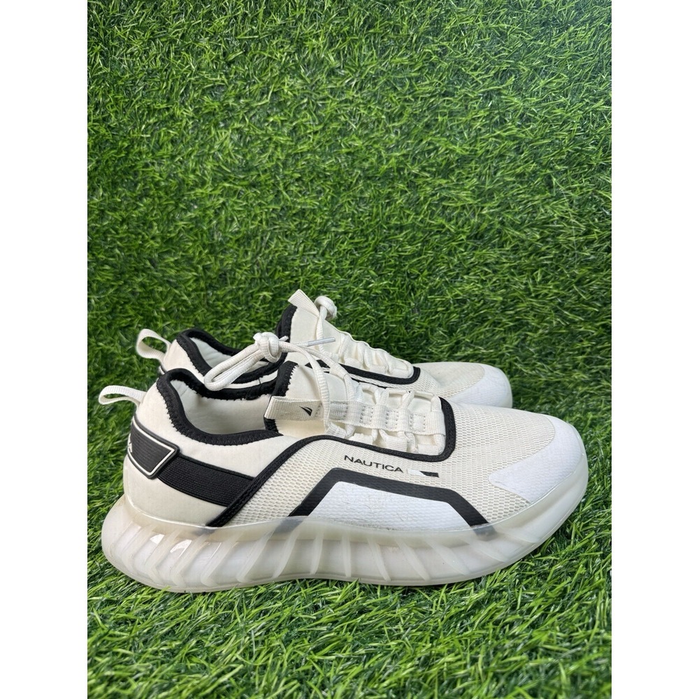 Nautica Liard Men's Athletic Sneakers Size 10 Pre-Owned In‎ Good Condition White